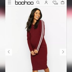 Women's Maternity Long Sleeve Bodycon Dress